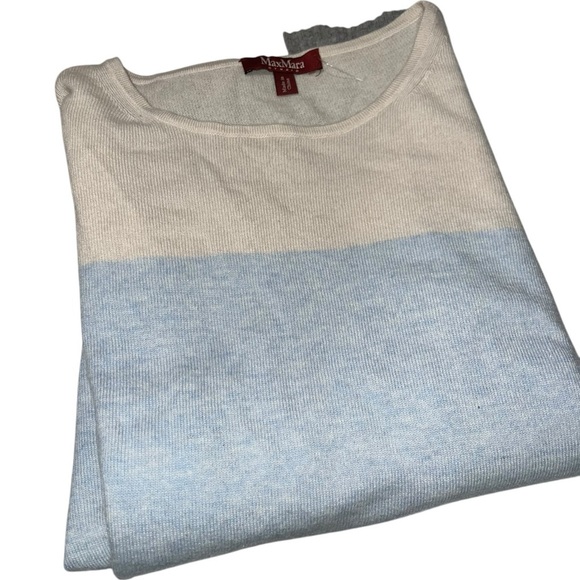 Max Mara Studio 20% Cashmere 80% Wool Fine Knitted Tunic Sweater Size  XL - Picture 2 of 7